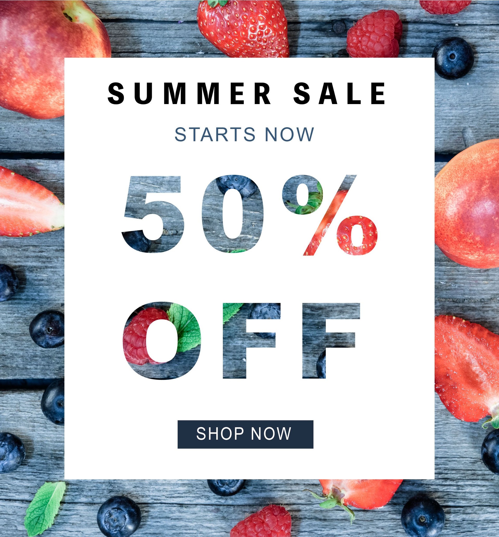 Summer sale banner